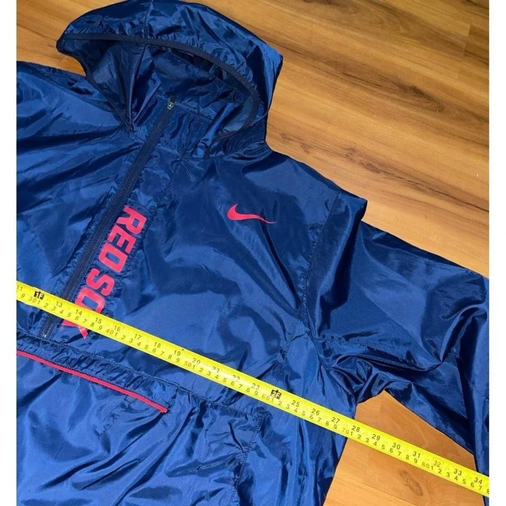 NWOT Nike Boston Red‎ Sox Front Pocket Hoodie Windbreaker Pullover Jacket